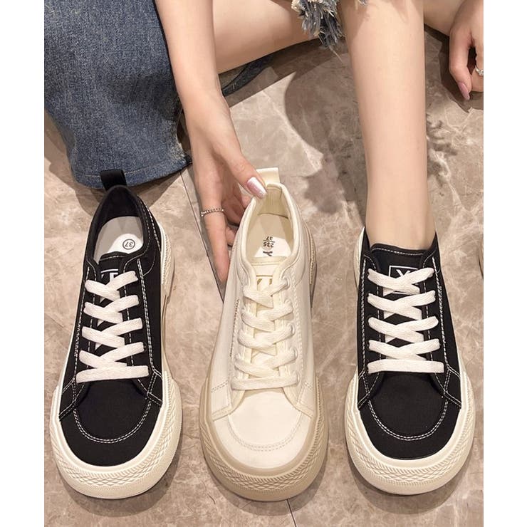 レースアップ 厚底 ステッチ | レースレディース  | 詳細画像7 