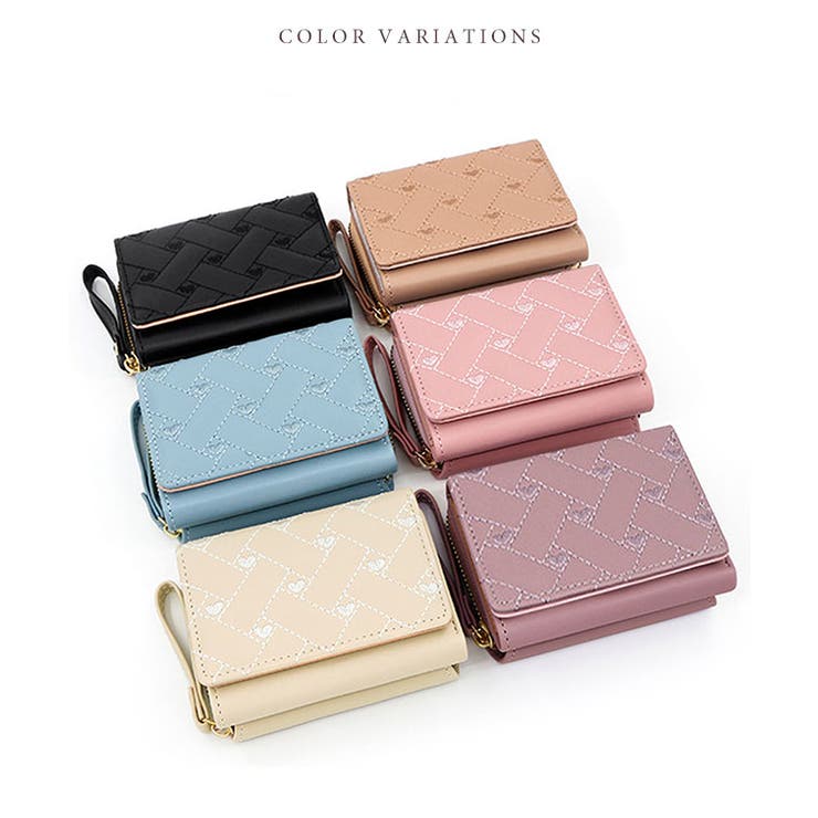 ハート刺繍 キルティング レザー調 | レースレディース  | 詳細画像5 