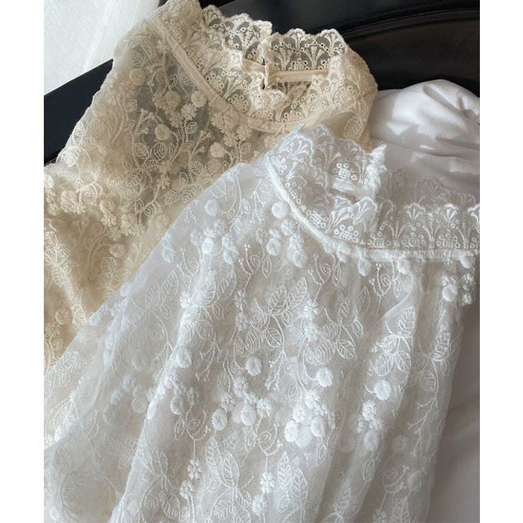 シアー 花柄 レース | レースレディース  | 詳細画像14 