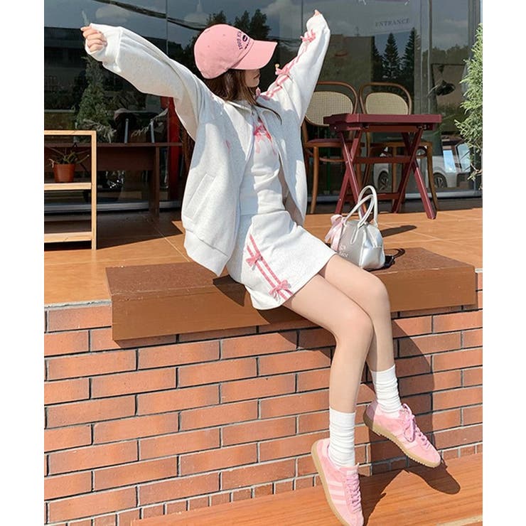 リボン付き ライン ジップアップ | レースレディース  | 詳細画像11 