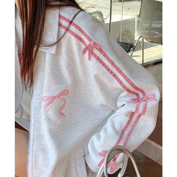 リボン付き ライン ジップアップ | レースレディース  | 詳細画像12 