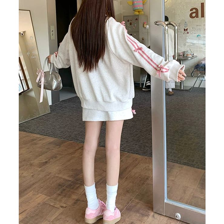 リボン付き ライン ジップアップ | レースレディース  | 詳細画像9 