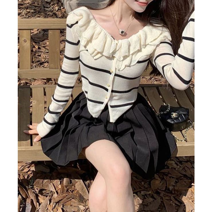 ダブル フリル 長袖 | レースレディース  | 詳細画像10 