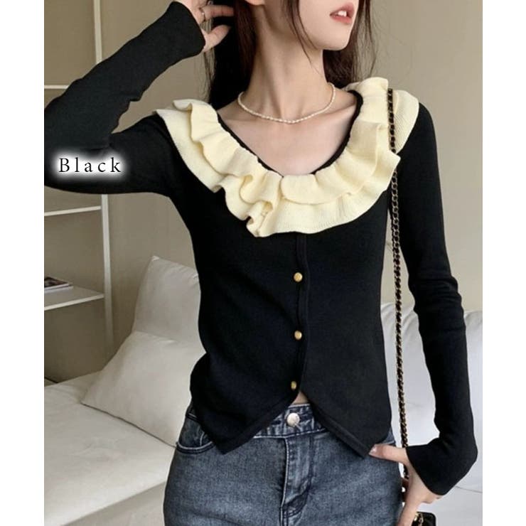 ダブル フリル 長袖 | レースレディース  | 詳細画像3 