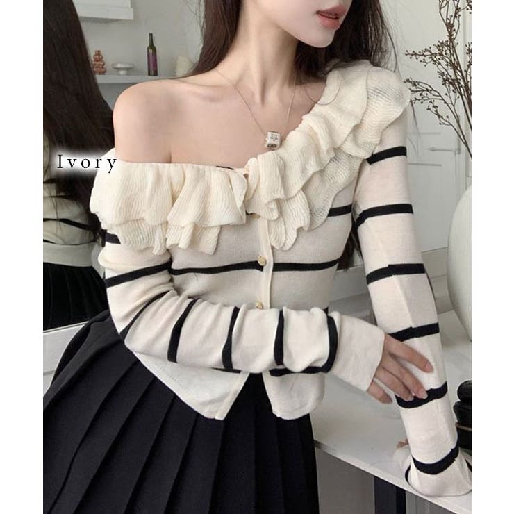 ダブル フリル 長袖 | レースレディース  | 詳細画像8 