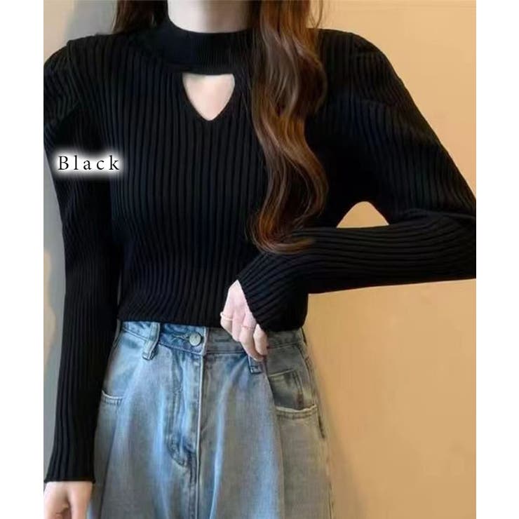 ボタン付き カットアウト リブ | レースレディース  | 詳細画像3 