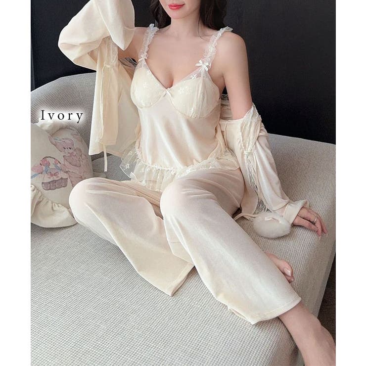 ベロア キャミソール トップス | レースレディース  | 詳細画像9 