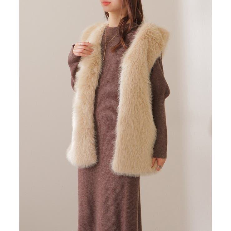 ソリッドカラー クルーネック リブニット | レースレディース  | 詳細画像10 