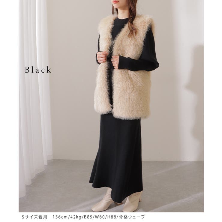 ソリッドカラー クルーネック リブニット | レースレディース  | 詳細画像3 