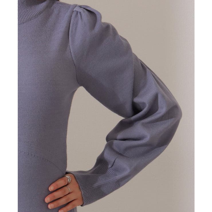 プチハイネック ギャザー袖 マーメイド | レースレディース  | 詳細画像19 