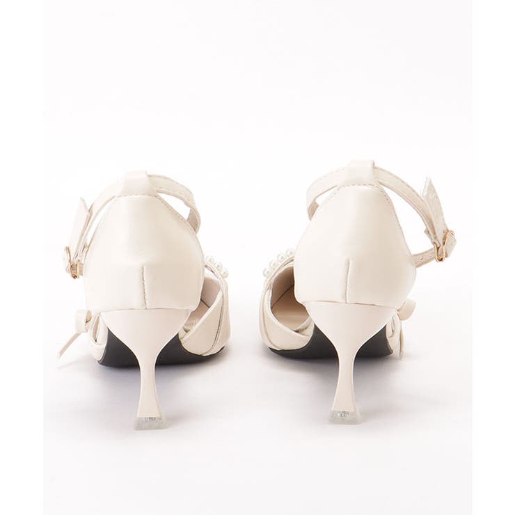 レザー調 ポインテッド パールライン | レースレディース  | 詳細画像12 