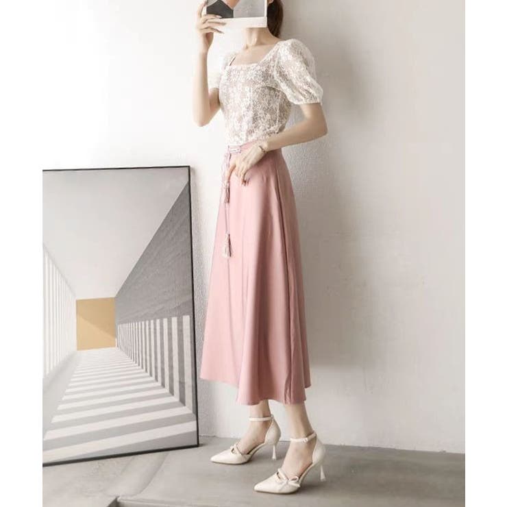 レザー調 ポインテッド パールライン | レースレディース  | 詳細画像5 