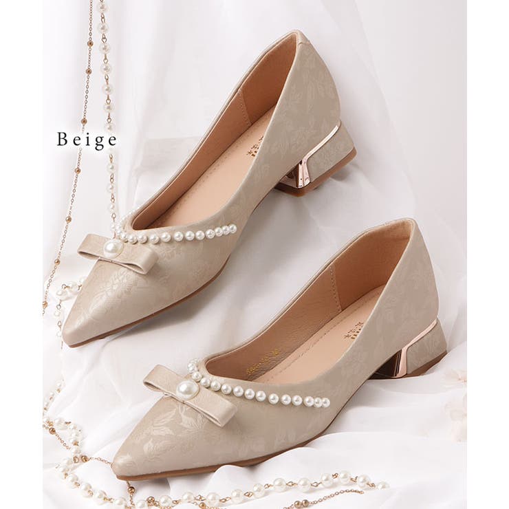 ボタニカル柄 パール ライン | レースレディース  | 詳細画像8 