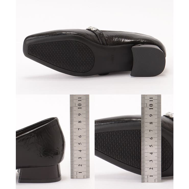 レザー調 ビジュー ストラップ付き | レースレディース  | 詳細画像20 