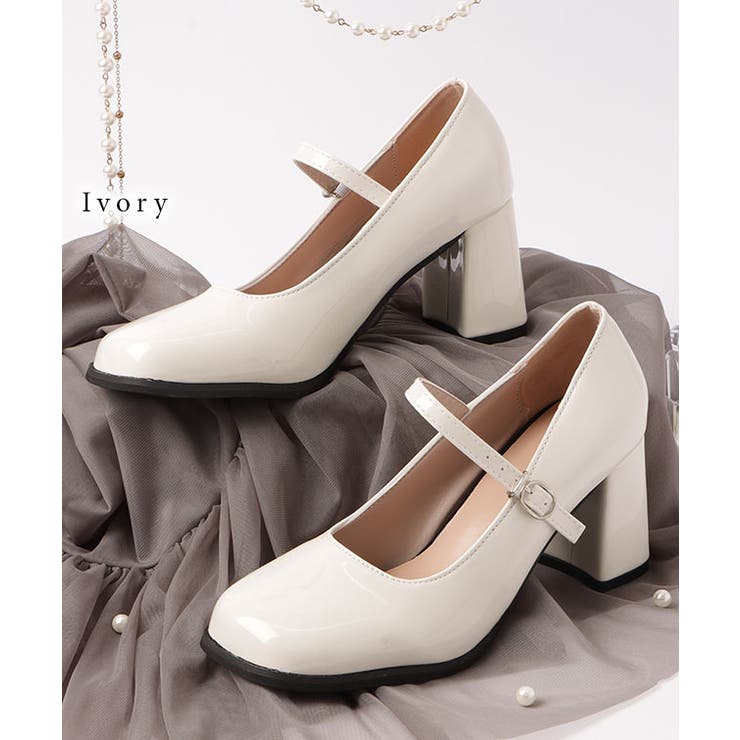 エナメル調 ストラップ フレア | レースレディース  | 詳細画像8 