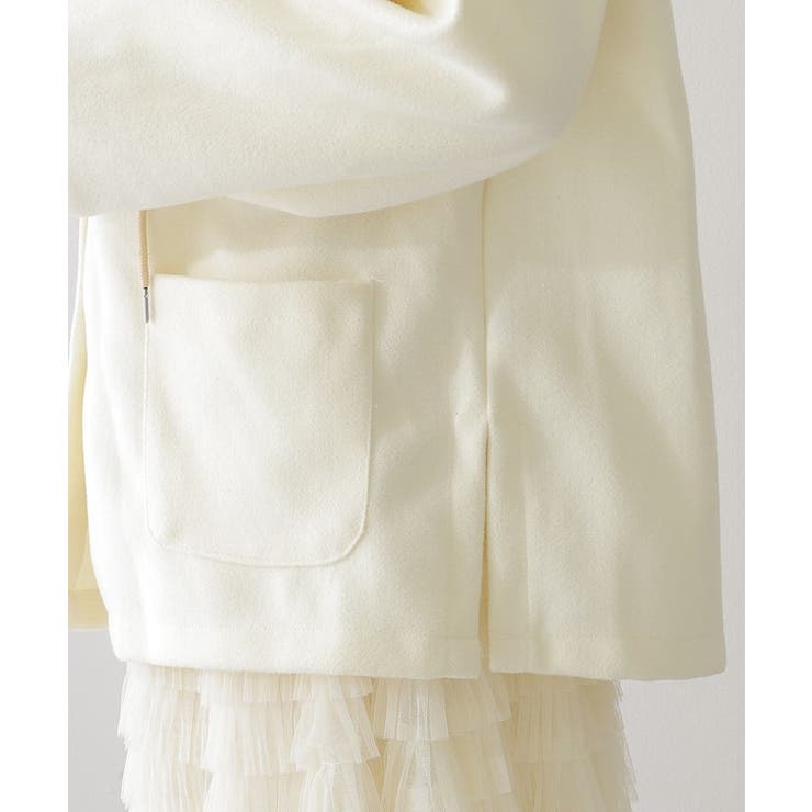 異素材 ウールライク フード付き | レースレディース  | 詳細画像19 