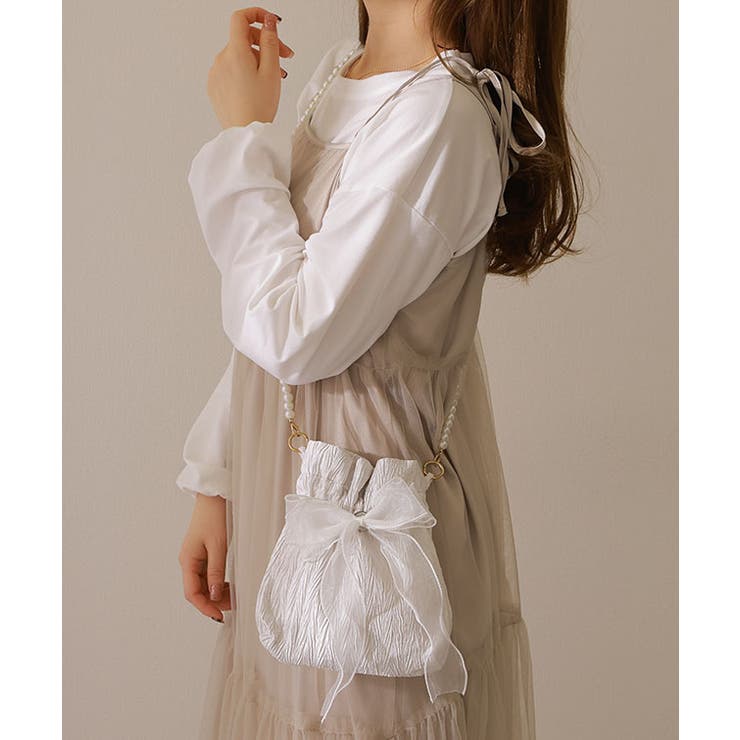 2WAYパール 巾着 ショルダー | レースレディース  | 詳細画像14 