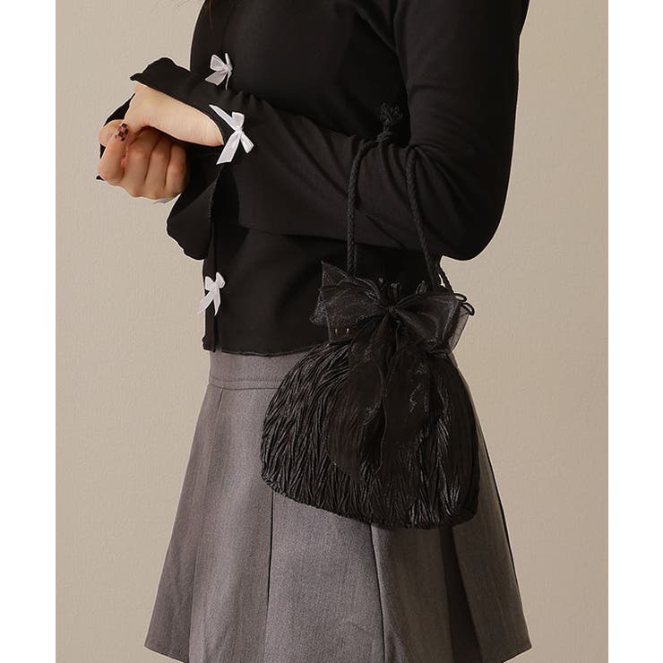 2WAYパール 巾着 ショルダー | レースレディース  | 詳細画像5 