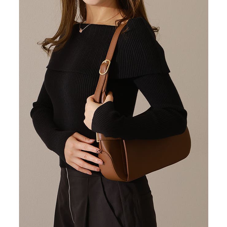 レザー調 ベルト付き ワンショルダー | レースレディース  | 詳細画像9 