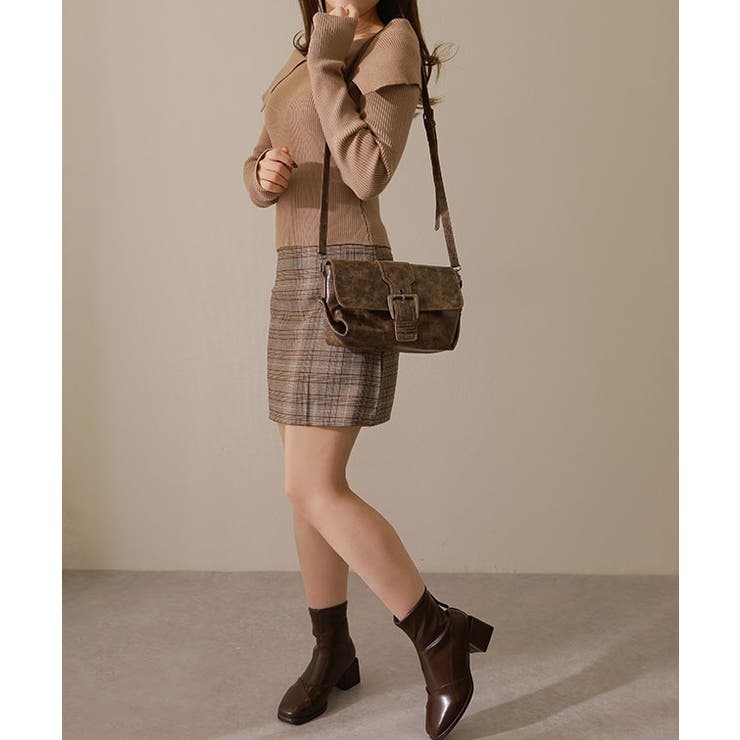 レザー ヴィンテージ加工 スクエア | レースレディース  | 詳細画像13 