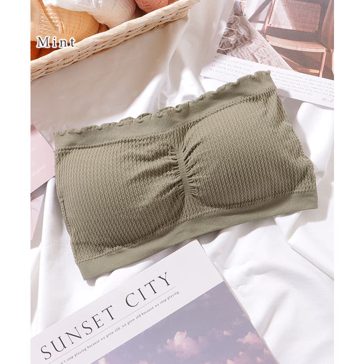 ソリッドカラー メロウフリル カップ付き | レースレディース  | 詳細画像13 