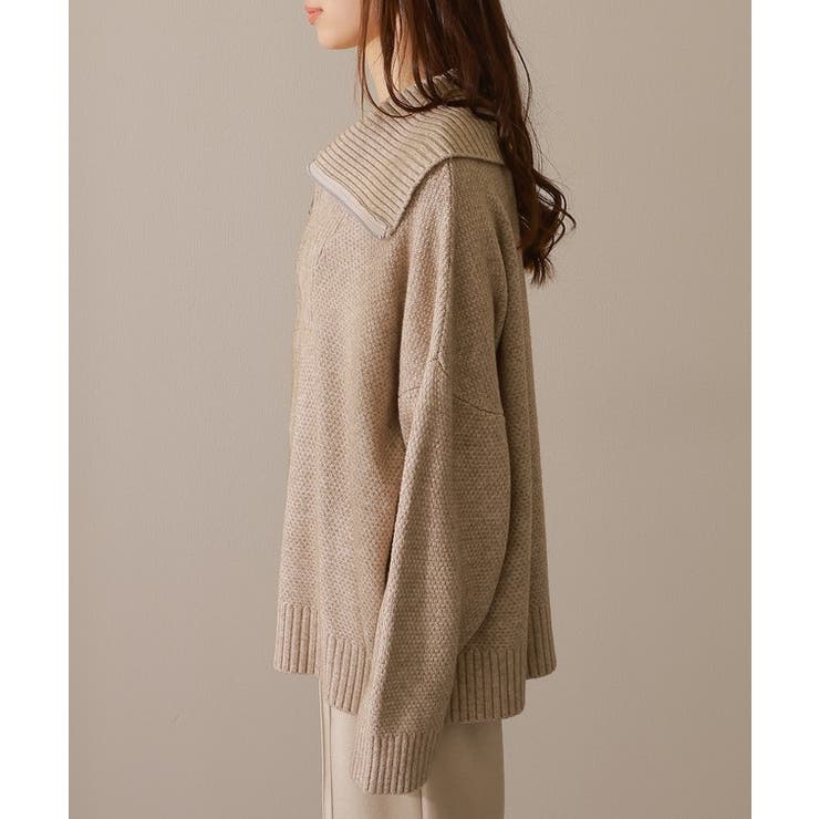 ミックスカラー ハーフジップ 長袖 | レースレディース  | 詳細画像10 