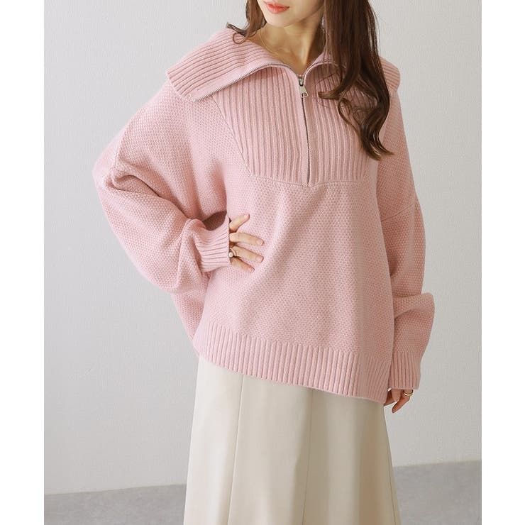 ミックスカラー ハーフジップ 長袖 | レースレディース  | 詳細画像17 