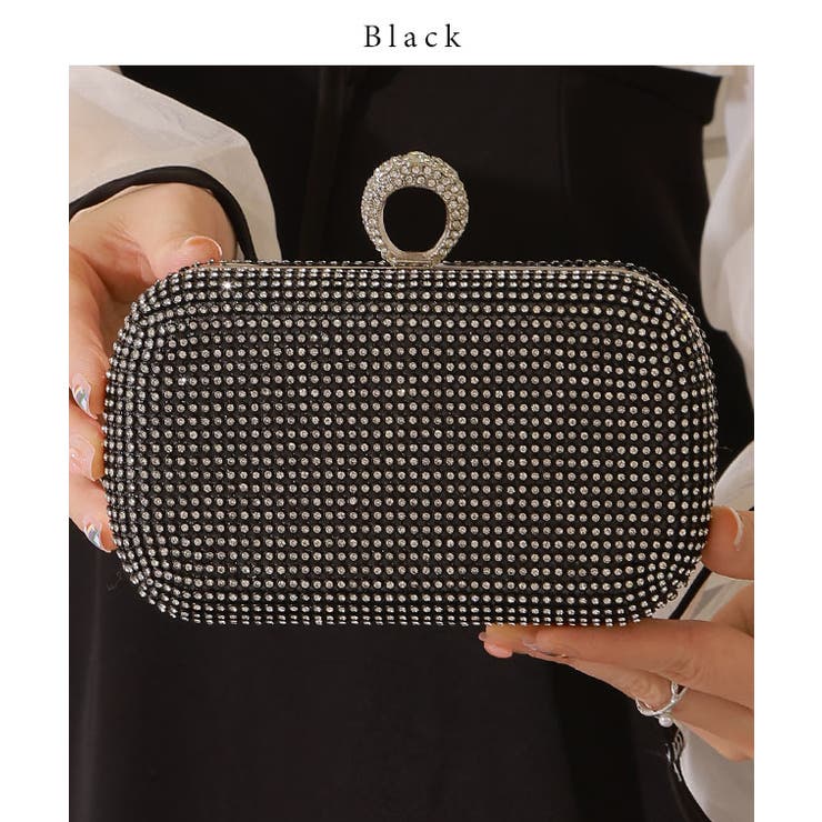 3WAY ラインストーン クラッチ | レースレディース  | 詳細画像2 