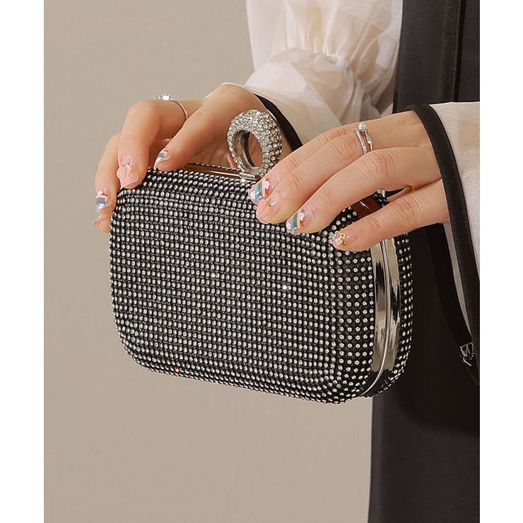 3WAY ラインストーン クラッチ | レースレディース  | 詳細画像3 