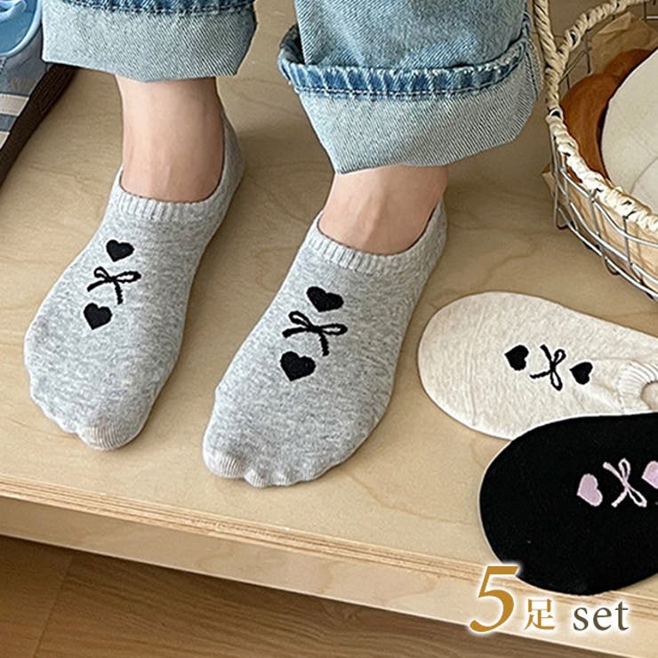 ソリッドカラー リボン ハート | レースレディース  | 詳細画像1 