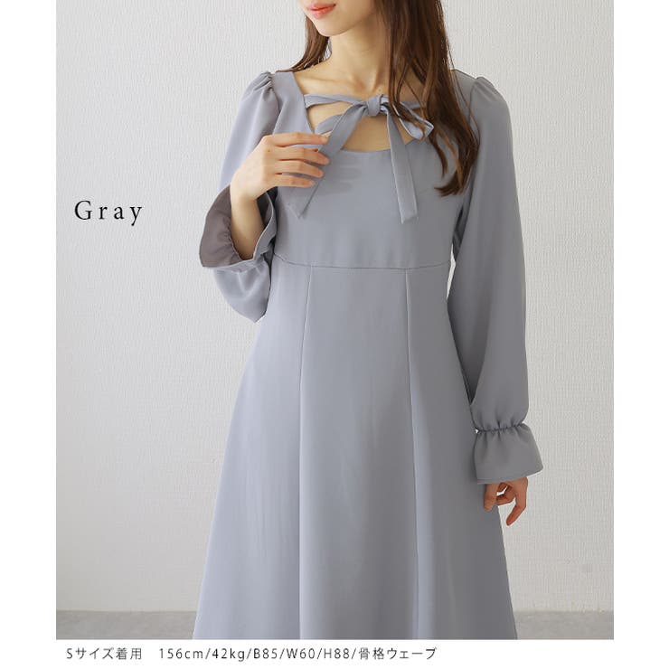 Uネック クロス リボン | レースレディース  | 詳細画像7 