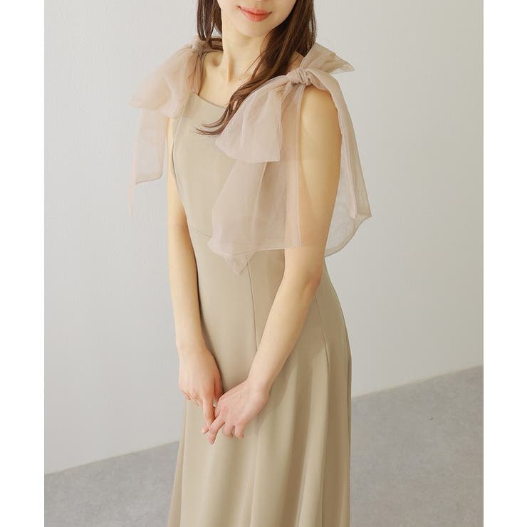 シアー リボン付き ノースリーブ | レースレディース  | 詳細画像9 