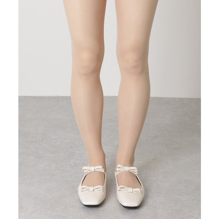 スクエアトゥ レザー調 ダブル | レースレディース  | 詳細画像13 