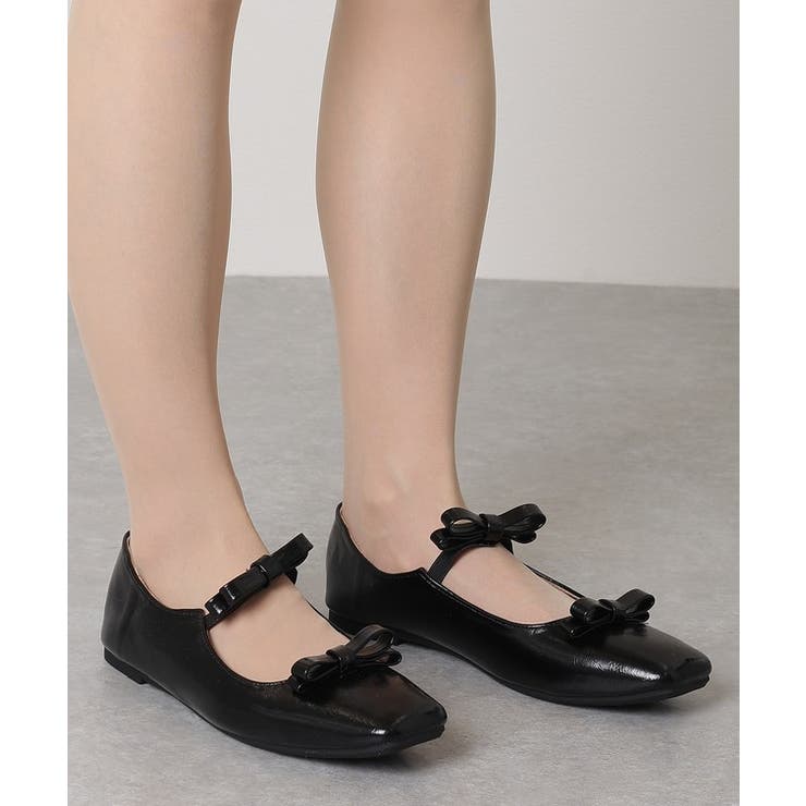 スクエアトゥ レザー調 ダブル | レースレディース  | 詳細画像5 