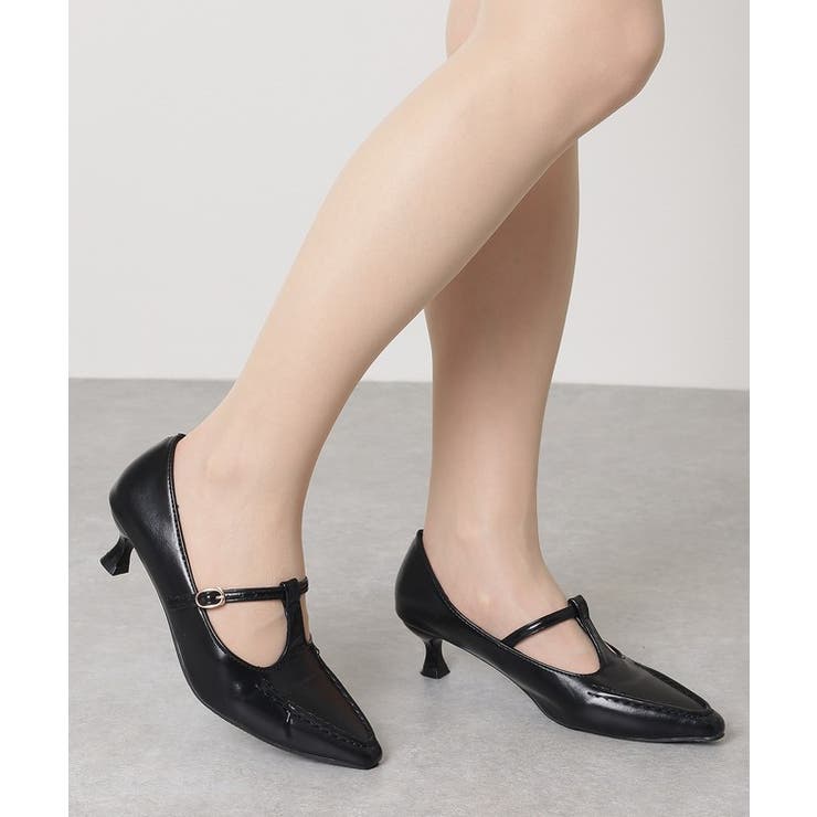 レザー調 ポインテッド ストラップ付き | レースレディース  | 詳細画像7 