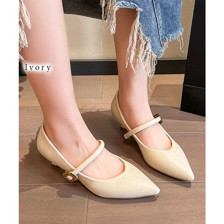 レザー調 ストラップ付き アーモンド | レースレディース  | 詳細画像9 