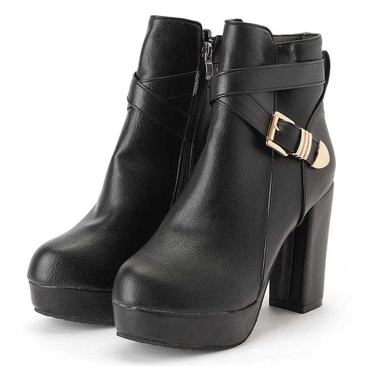 レザー調 クロスベルト プラットフォーム | レースレディース  | 詳細画像1 