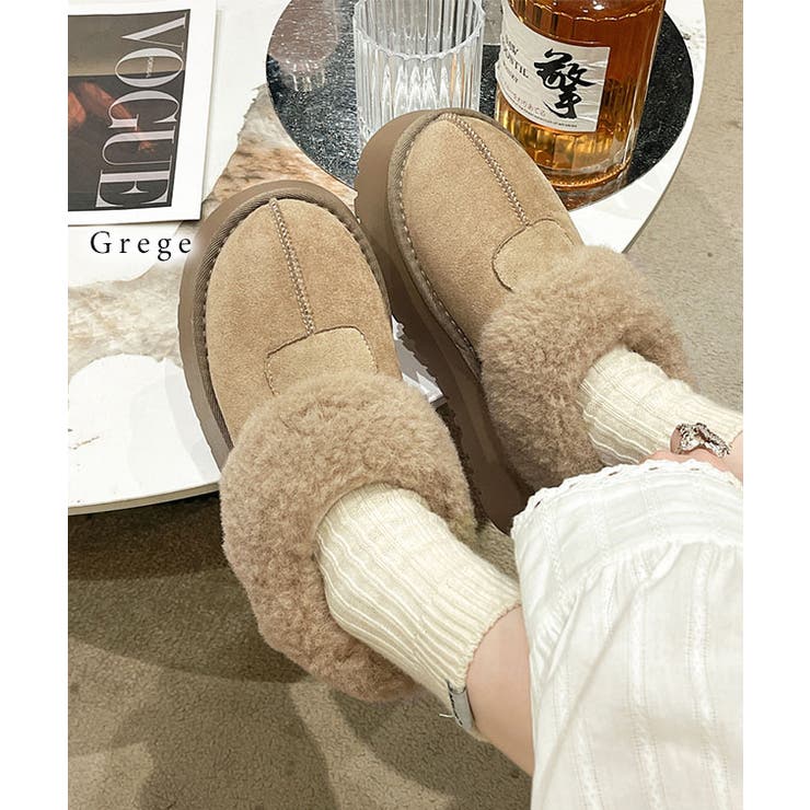 スエード調 厚底 ムートン | レースレディース  | 詳細画像8 