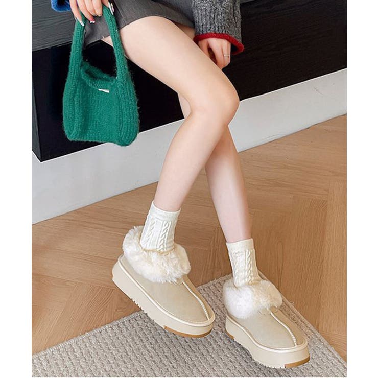 スエード調 厚底 ムートン風 | レースレディース  | 詳細画像8 