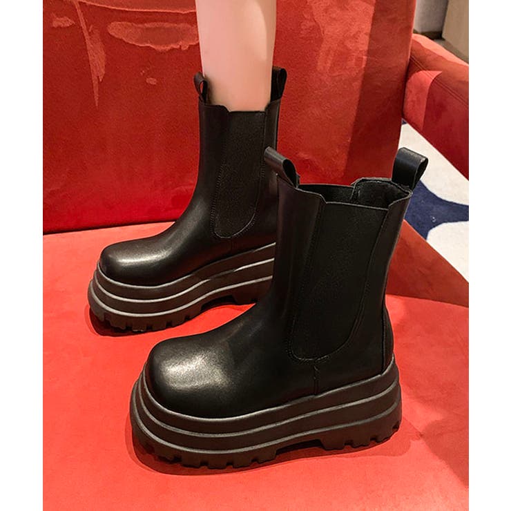 厚底 3段 レザー調 | レースレディース  | 詳細画像7 