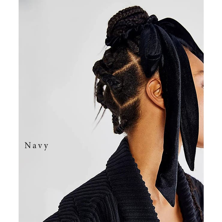 ベロア調 ロング リボン | レースレディース  | 詳細画像5 