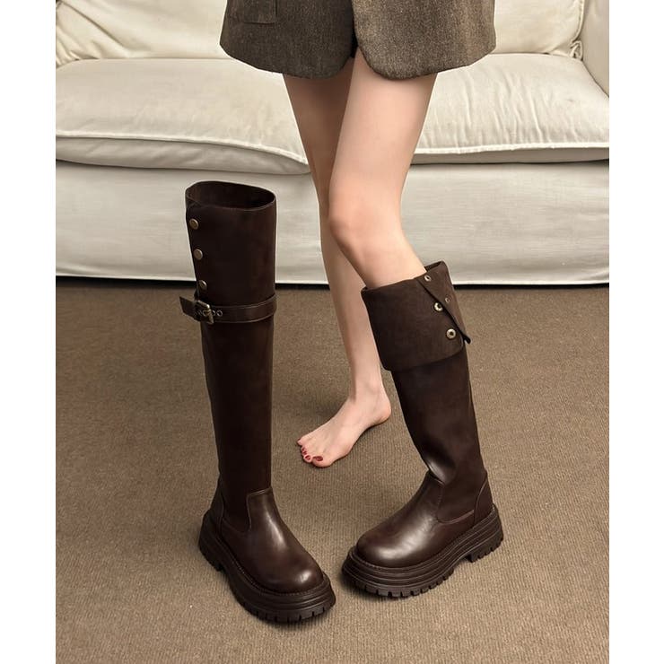 2WAY レザー調 折り返し | レースレディース  | 詳細画像10 