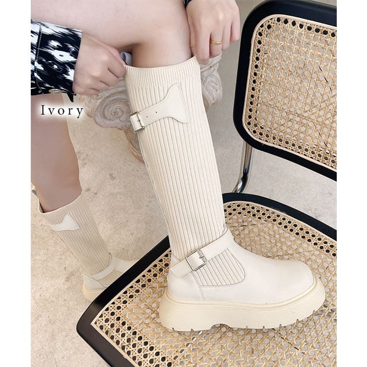 異素材 ソックス 厚底 | レースレディース  | 詳細画像10 