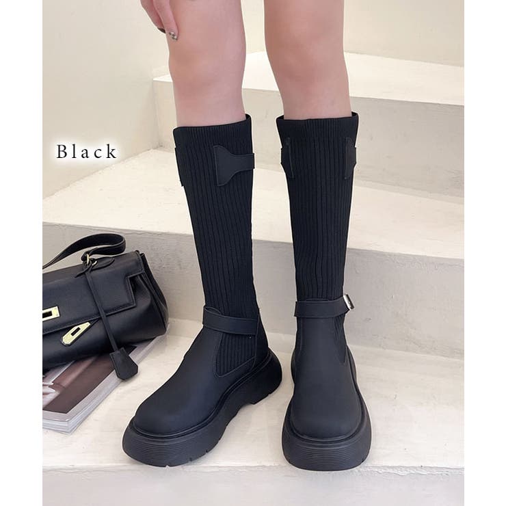 異素材 ソックス 厚底 | レースレディース  | 詳細画像3 