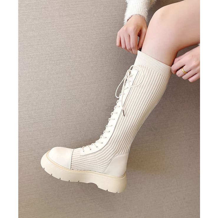厚底 レースアップ ソックス | レースレディース  | 詳細画像12 