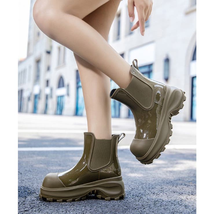 厚底 パテント風 タンクソール | レースレディース  | 詳細画像8 