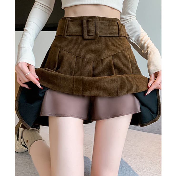 Re-Nylon ベルト付き ハイウエスト ミディスカート 2-2023-06-27T164336.866_large.