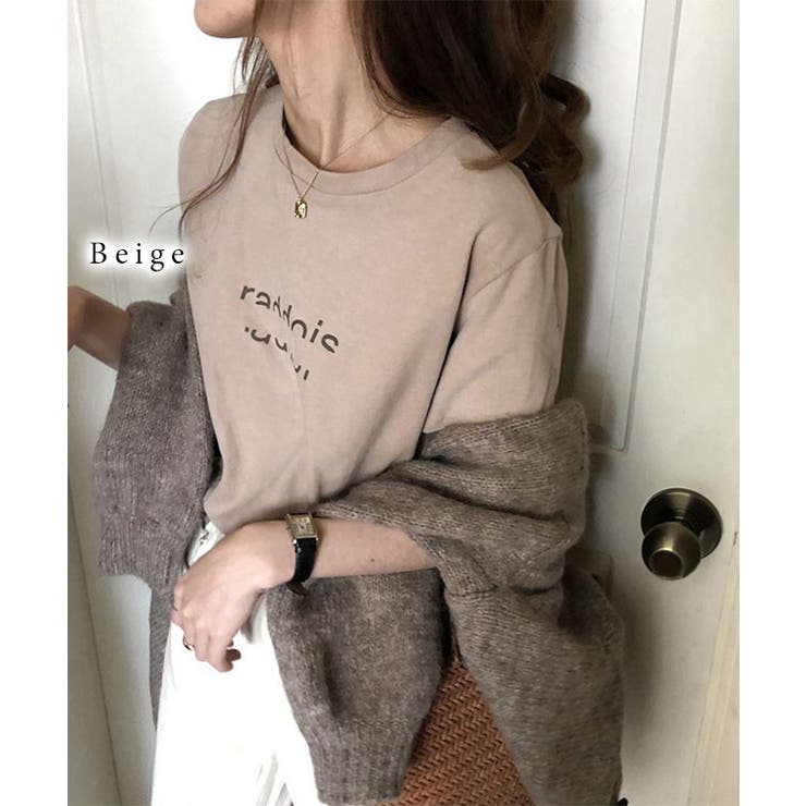 配色 ロゴプリント クルーネック | レースレディース  | 詳細画像7 