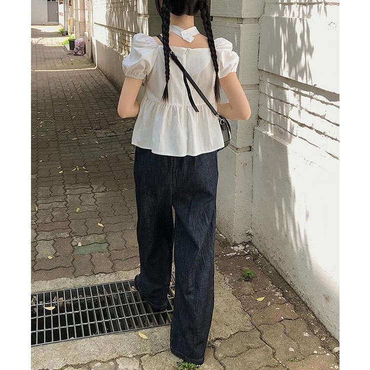 チョーカー付き リボン ペプラム | レースレディース  | 詳細画像13 