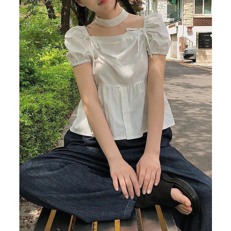 チョーカー付き リボン ペプラム | レースレディース  | 詳細画像16 